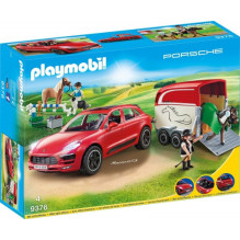 Žaislinis Automobilis - Playmobil 9376 Porsche Macan GTS, Patvarus Plastikas, 4+ Metai, Raudona