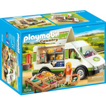 Žaislų Rinkinys - Playmobil 70134 Kaimo Kiemo Parduotuvė Su Priedais Ir Figūrėlėmis - Daugiaspalvis