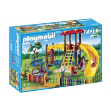 Set - Playmobil 5568 City Life Children's Playground With Swings, Slides, Equipment - Multicolor