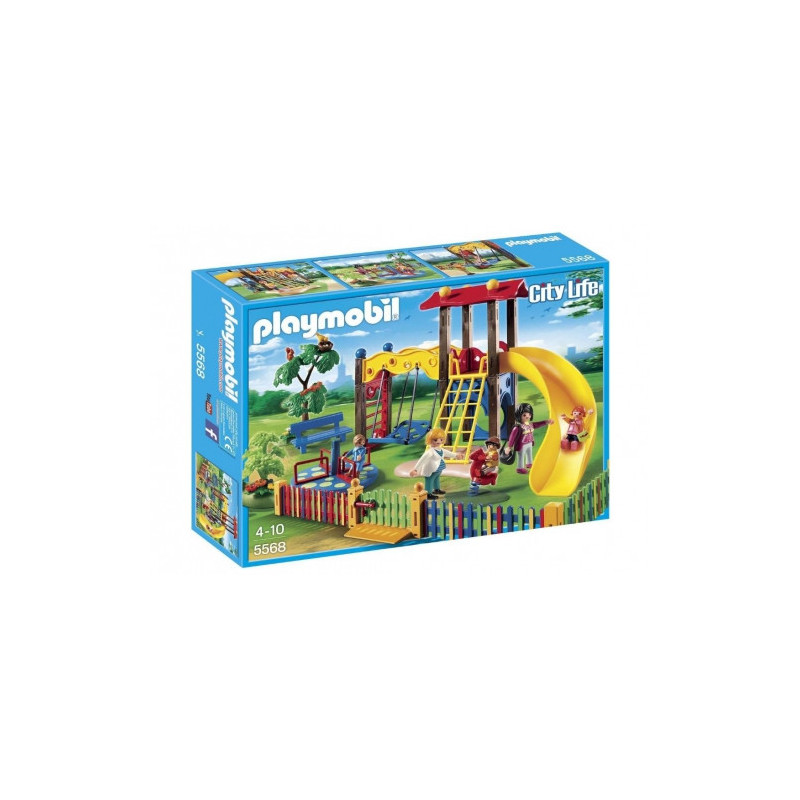 Set - Playmobil 5568 City Life Children's Playground With Swings, Slides, Equipment - Multicolor