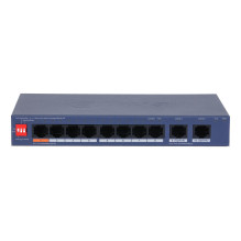 Switch, DAHUA, DH-CS4010-8ET2GT-60, Switch layer L2, 8xRJ-45 ports, RJ-45 Ports Type Fast Ethernet (10 / 100), 2xGigabit