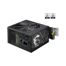 Maitinimo šaltinis, MSI, ATX, asmeninis kompiuteris, 100–240 V, 650 W, MAGA650BNPCIE5II