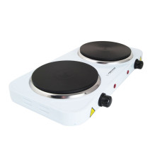 Esperanza EKH010W Adjustable electric cooker, 2 heating fields, white