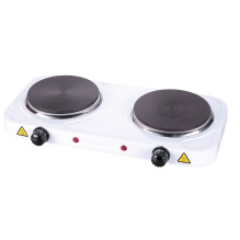 Esperanza EKH010W Adjustable electric cooker, 2 heating fields, white