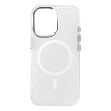 Blizgantis „MagSafe“ dėklas, suderinamas su „iPhone 17 Pro Max“ – pusiau permatomas