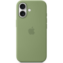 Apple Silicone Case with MagSafe iPhone 17 Light Moss