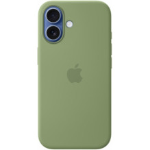 Apple Silicone Case with MagSafe iPhone 17 Light Moss