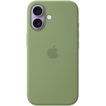 Apple Silicone Case with MagSafe iPhone 17 Light Moss