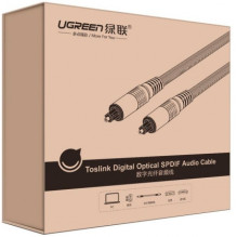 „Ugreen 10541 Toslink“ optinis garso kabelis „Ugreen 10541 Toslink“ optinis garso kabelis