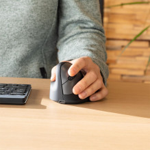 MOUSE USB OPTICAL WRL / L. BLK RGOHELELAWL R-GO TOOLS
