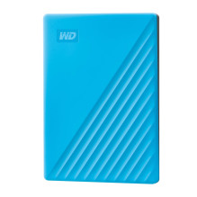 Išorinis HDD, WESTERN DIGITAL, My Passport, 4TB, USB 2.0, USB 3.0, USB 3.2, mėlyna spalva, WDBPKJ0040BBL-WESN