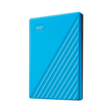 External HDD, WESTERN DIGITAL, My Passport, 4TB, USB 2.0, USB 3.0, USB 3.2, Colour Blue, WDBPKJ0040BBL-WESN
