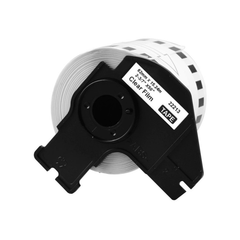 Analog tape Brother DK-22113 Black on Clear (62mm x 15.24m)