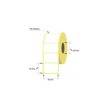 Lipnios termo etiketės 58x40mm / 40, 700vnt