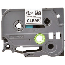 OEM Brother TZE-151 24 black on clear