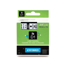 Dymo S0720830 D1 tape 19x7mm B/W