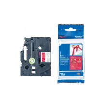 OEM tape Brother TZE-RW34 Gold on wine red