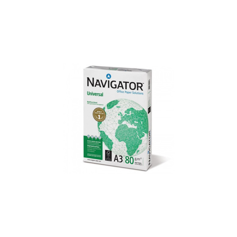 Biuro popierius Navigator A3 80g. 500l.