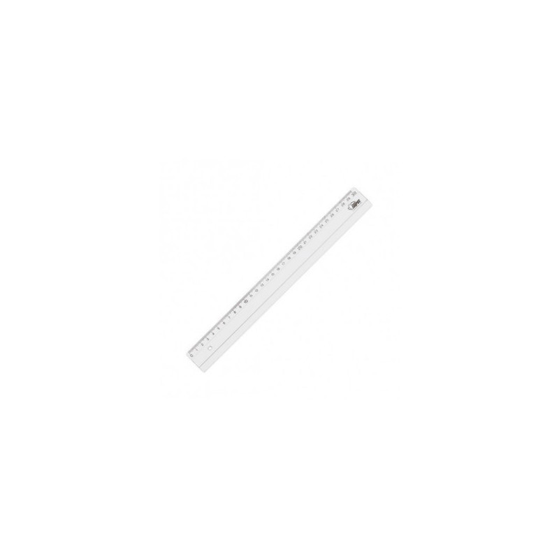 Liniuotė Forpus, plastikinė, skaidri, 30cm