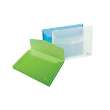 Folder with print Forpus, A4, plastic, transparent