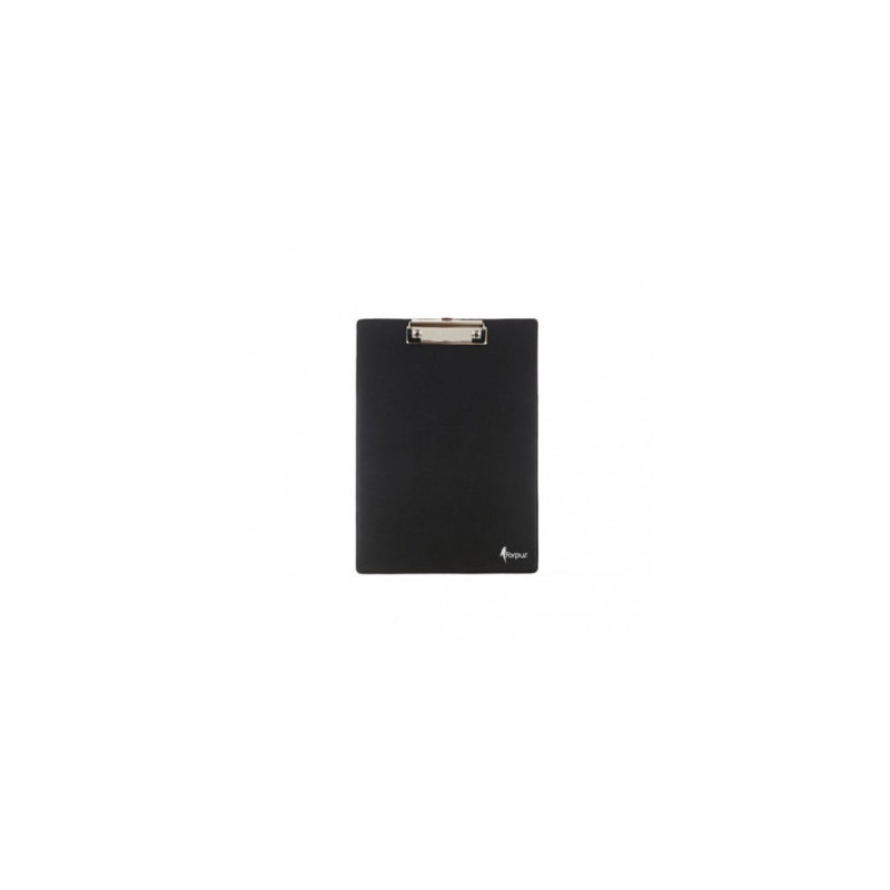 Forpus writing pad with clip, A4, black