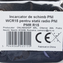 PNI WCR15 pakaitinis įkroviklis, skirtas PNI PMR R15 radijo stotims PNI WCR15 pakaitinis įkroviklis, skirtas PNI PMR R15 radijo stotims