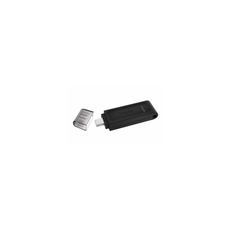 „Kingston DataTraveler 70“ 64 GB USB atmintinė, juoda