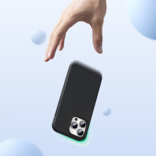 Ugreen Protective Silicone Case guminis lankstus silikoninis dėklo dangtelis iPhone 13 Pro juodas