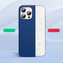 Ugreen Protective Silicone Case guminis lankstus silikoninis dėklo dangtelis skirtas iPhone 13 Pro mėlynas
