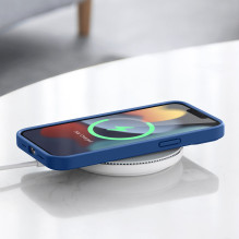 Ugreen Protective Silicone Case guminis lankstus silikoninis dėklo dangtelis skirtas iPhone 13 Pro mėlynas