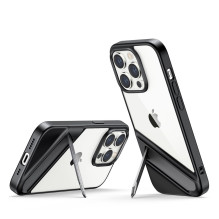 Ugreen LP635 Kickstand apsauginis dėklas kietas dangtelis su geliniu rėmeliu ir įmontuotu stovu, skirtas iPhone 14 Pro B