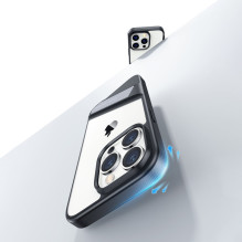 Ugreen LP635 Kickstand apsauginis dėklas kietas dangtelis su geliniu rėmeliu ir įmontuotu stovu, skirtas iPhone 14 Pro B