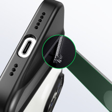 Ugreen LP635 Kickstand apsauginis dėklas kietas dangtelis su geliniu rėmeliu ir įmontuotu stovu, skirtas iPhone 14 Pro B