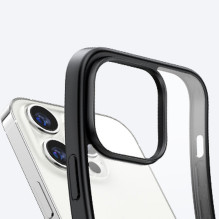 Ugreen LP635 Kickstand apsauginis dėklas kietas dangtelis su geliniu rėmeliu ir įmontuotu stovu, skirtas iPhone 14 Pro B