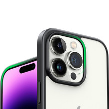 Ugreen LP635 Kickstand apsauginis dėklas kietas dangtelis su geliniu rėmeliu ir įmontuotu stovu, skirtas iPhone 14 Pro B
