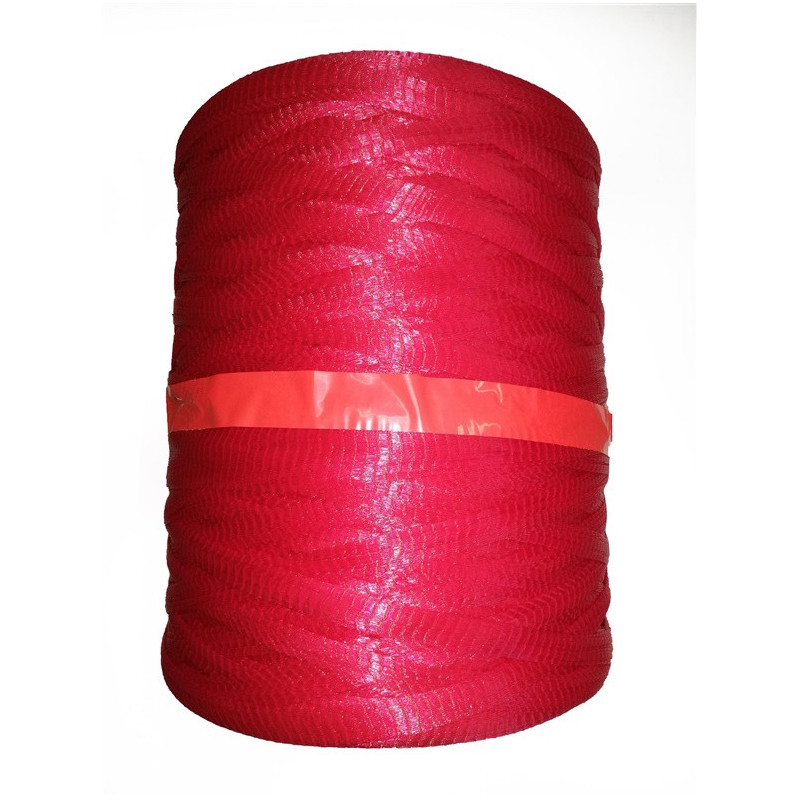 TUBULAR BAG RED 1000 M 33-35 CM