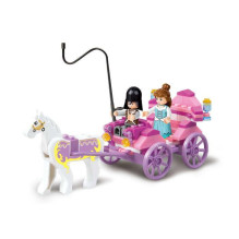 Constructor Sluban Princess carriage M38-B0239, plastic