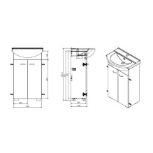 SPINTELĖ SU PRAUST MINT D50 BALT