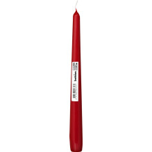 Candle, conical Bolsius, 24.5 cm, red