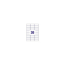 RedStar Self-Adhesive Paper A4 30 Per Sheet.(70 x 29.7 mm)*30, 100 sheets
