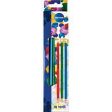 HB pencil, with eraser, plastic HB pencil, with eraser, plastic