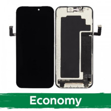 Ekranas skirtas iPhone 17 Pro Max juodas (INCELL / Economy) / *Removable IC* /
