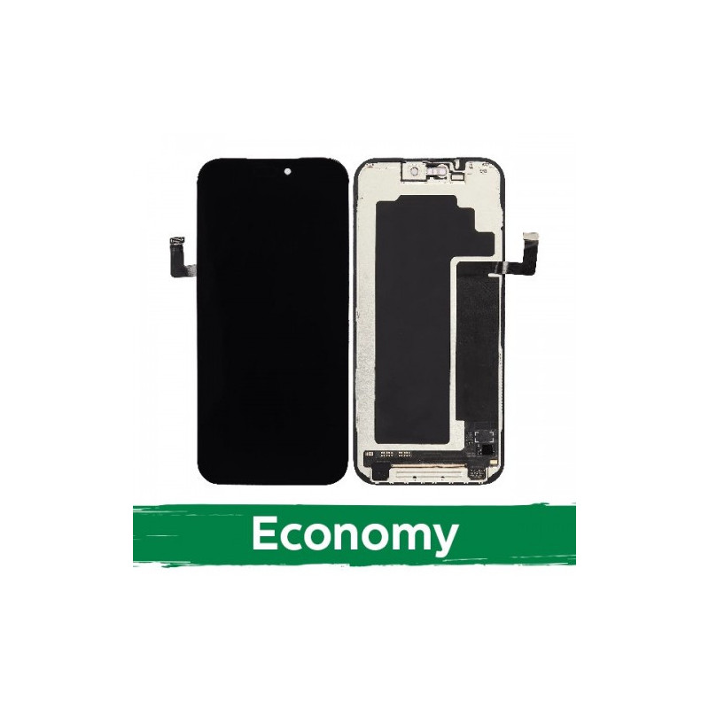 Ekranas skirtas iPhone 17 Pro Max juodas (INCELL / Economy) / *Removable IC* /