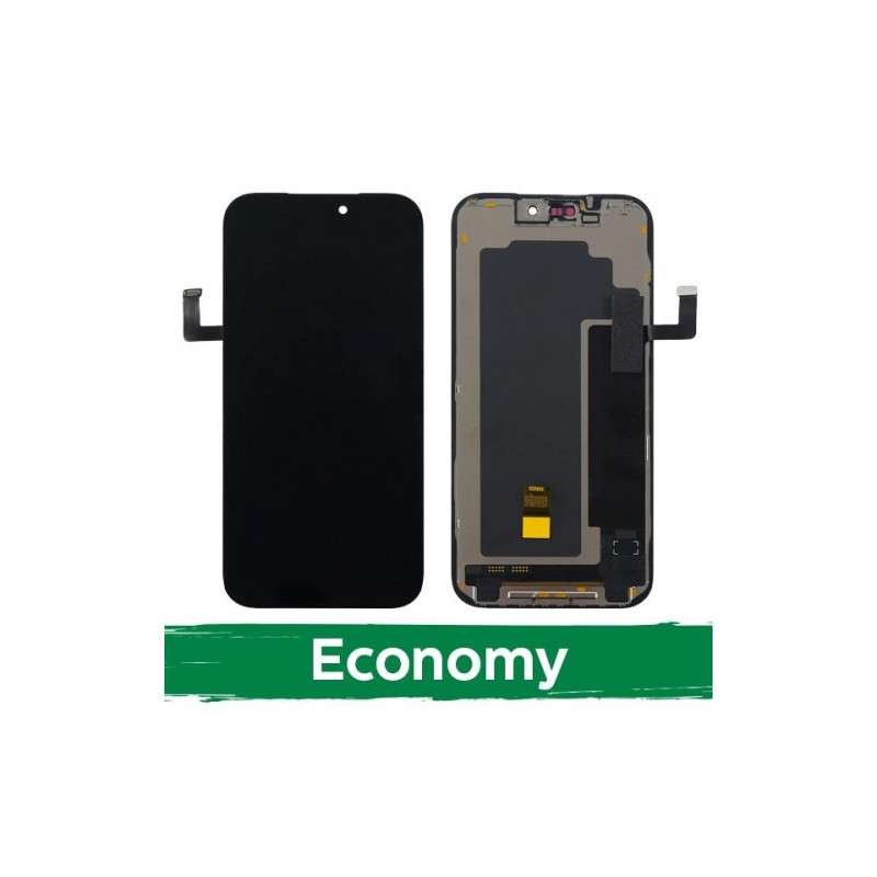 Ekranas skirtas iPhone 17 Pro juodas (INCELL / Economy) / *Removable IC* /