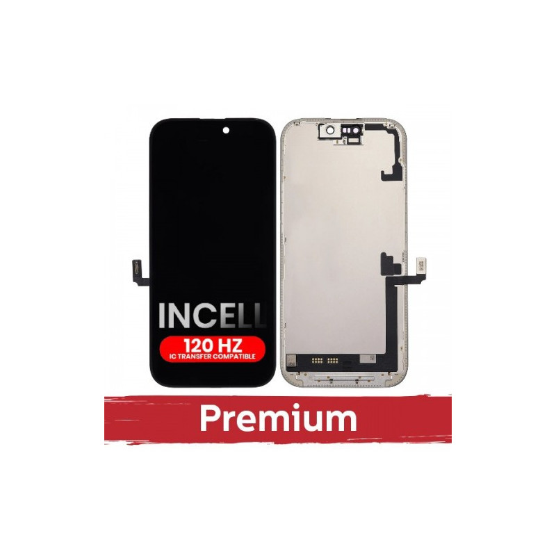 Ekranas skirtas iPhone 17 juodas (120Hz / INCELL / Premium) / *Removable IC* /