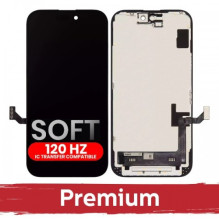 Ekranas skirtas iPhone 15 juodas (SOFT OLED / Stable 120Hz / Premium) *Self-Diagnosable*