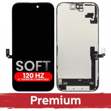 Ekranas skirtas iPhone 16 juodas (SOFT OLED / Stable 120Hz / Premium) *Self-Diagnosable*