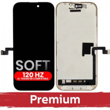 Ekranas skirtas iPhone 16 Pro juodas (SOFT OLED / Stable 120Hz / Premium) *Removable IC*