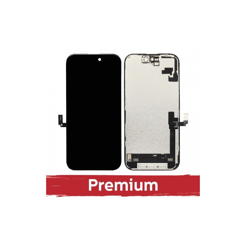 Ekranas skirtas iPhone 16 juodas (SOFT OLED / Stable / Premium) *Removable IC*
