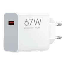 Įkroviklis Xiaomi HyperCharge Power Adapter 67W USB-A baltas BHR07SKEU